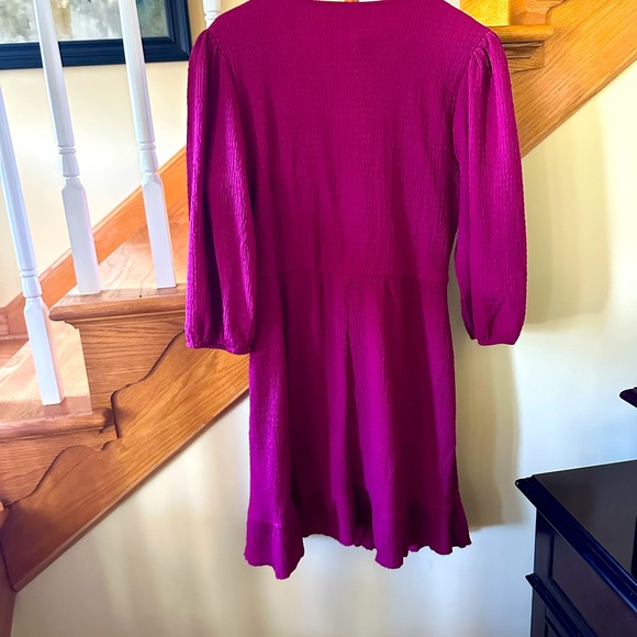 Faux Wrap Front Dress - Picture 2 of 4